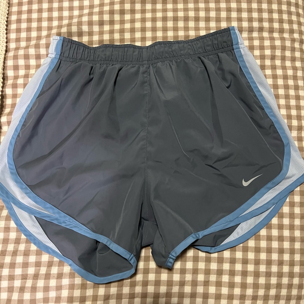 Nike Women's Athletic Shorts in Gray and Blue